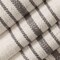 Grey Stain Resistant Performance Pet Friendly Stripe Linen Look Woven Pattern Upholstery Fabric by The Yard - SKU: Johnny Slate